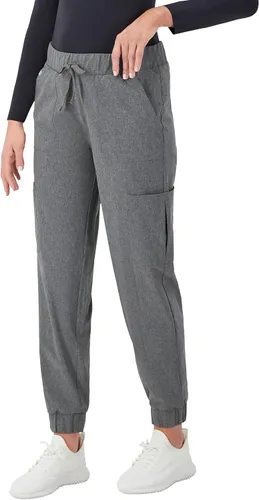 Vista 2 de Hanes Pantalones deportivos tipo cargo para mujer que absorben la humedad