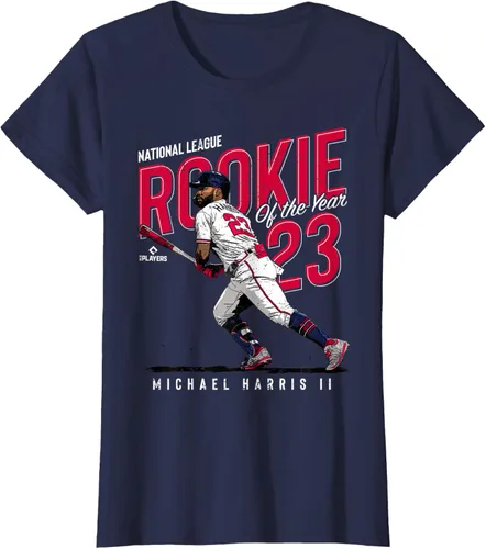 Vista 13 de Camiseta Rookie of the Year Michael Harris II Atlanta MLBPA, Negro