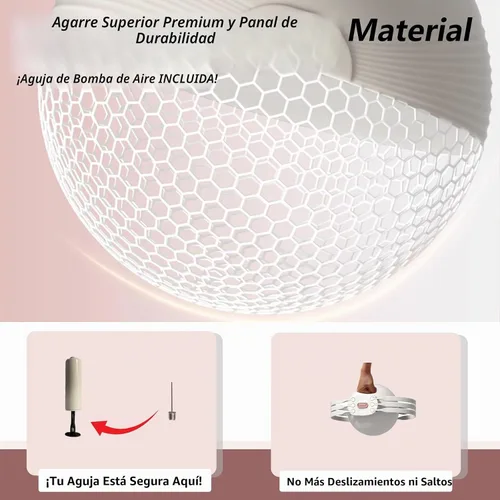 Vista 6 de Dispositivos de ejercicio de muslo, ejercitador de suelo pélvico y entrenador de Kegel con resistencia ajustable, equipo de ejercicio interno
