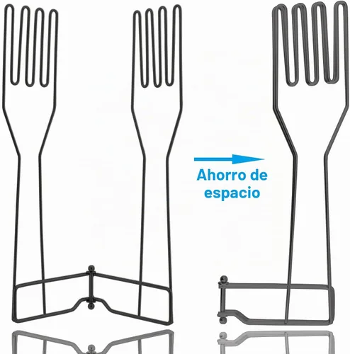 Vista 5 de Guantes de cocina Estante de secado, SUS 304 acero inoxidable plato guantes titular