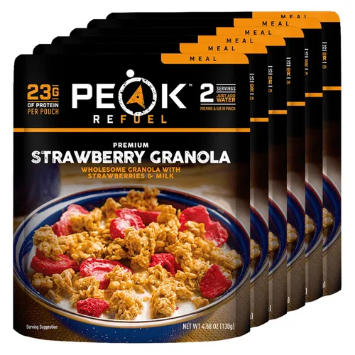 Vista 18 de Goulash de búfalo americano 45g protein, 740 calories, ground bison goulash, 2 servings, 4.94 oz pouch, 6 oz water, ready in 10 minutes, made in