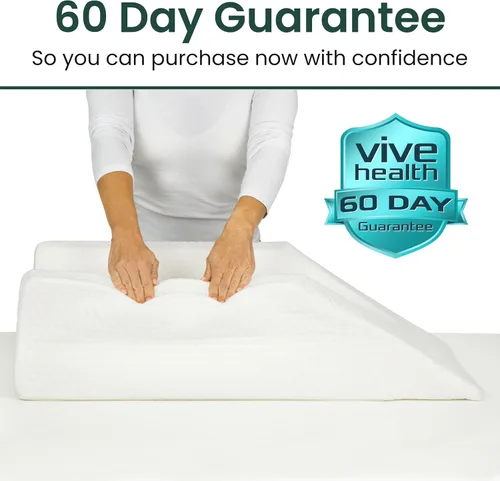 Vista 9 de Xtra-Comfort Almohada de elevación de piernas: cuña de pierna para rodilla, hinchazón, elevación, después de la cirugía imprescindible – Post