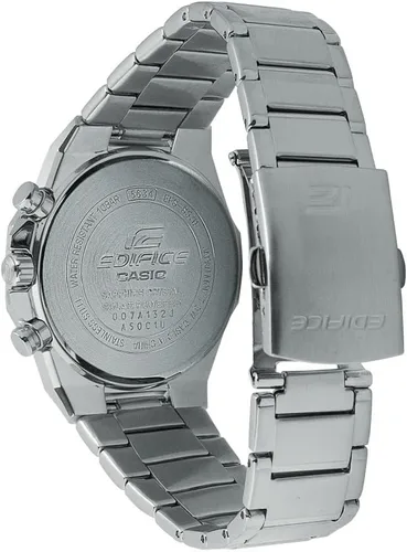 Vista 2 de Casio Reloj solar Edifice Slim Line para hombre Plateado Cronógrafo