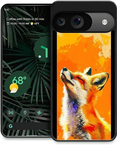 Vista 148 de Compatible con Google Pixel 4A 5G Mobile Case Creative Acrylic Panel trasero Silicona Protección Grip especialmente diseñado para Google Pixel 4A 5G