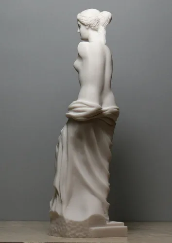 Vista 5 de Afrodita Venus De Milo Diosa de la Belleza Estatua de Alabastro Escultura Desnuda Mujer