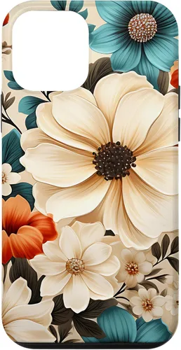 Vista 12 de Funda para iPhone 14 Mixed Flower Bouquet Floral Pattern Wildflowers