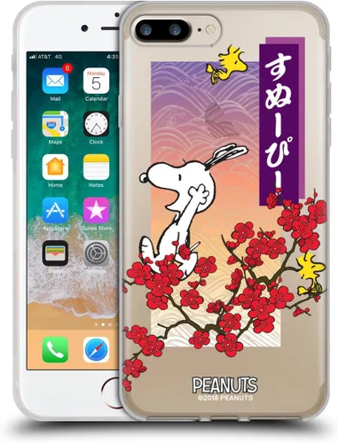 Vista 459 de Carcasa de gel para iPhone 7 Plus/iPhone 8 Plus, diseño de Snoopy Oriental de Peanuts, Badges