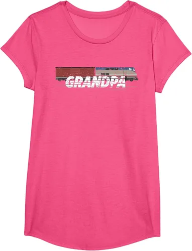 Vista 29 de RC Model Train Shirt Grandpa Train Boxcar HO Scale T-Shirt Negro