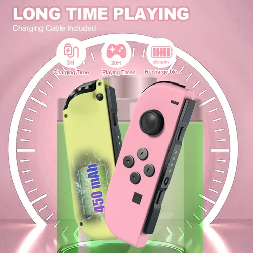 Vista 5 de Joycon Controller for Switch,Wireless Game Switch Controller Support Motion ControlDual VibrationPYA