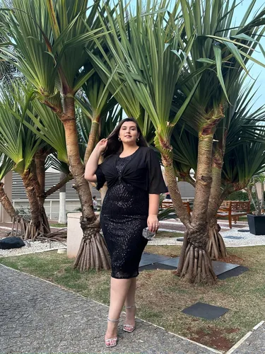 Vista 2 de Hanna Nikole Vestido formal para mujer, 2 piezas, vestido de fiesta de noche con lentejuelas para madre de la novia con chaqueta de gasa