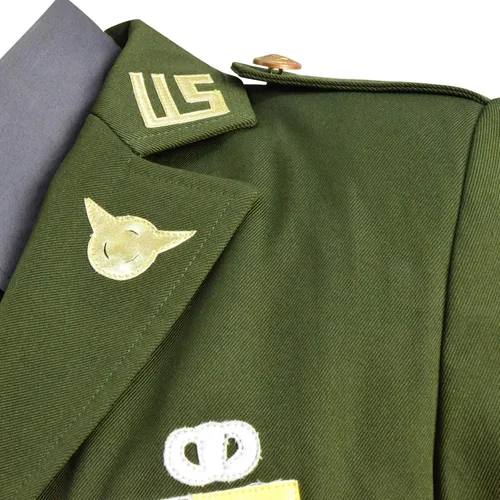 Vista 6 de Disfraz de oficial del ejército de Estados Unidos, uniforme de héroe capitán Steve Rogers, traje de cosplay