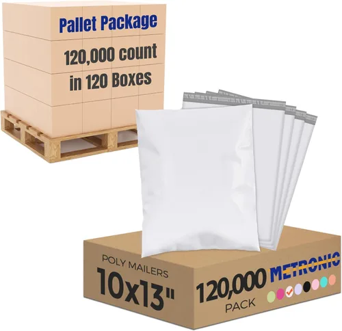 Vista 16 de Metronic Sobres de polietileno de 14.5 x 19 pulgadas, paquete de 400 bolsas de envío grandes para ropa a granel, sobres de envío autoadhesivos
