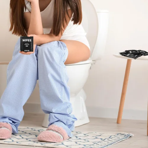 Vista 7 de 400 piezas de toallitas húmedas para el trasero para mujeres, toallitas envueltas individualmente para mujeres, hombres, viajes, limpieza de manos