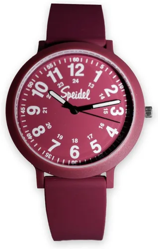 Vista 8 de Reloj Speidel Eco Color Pop de plástico reciclable con correa de silicona reciclable de 18mm Negro