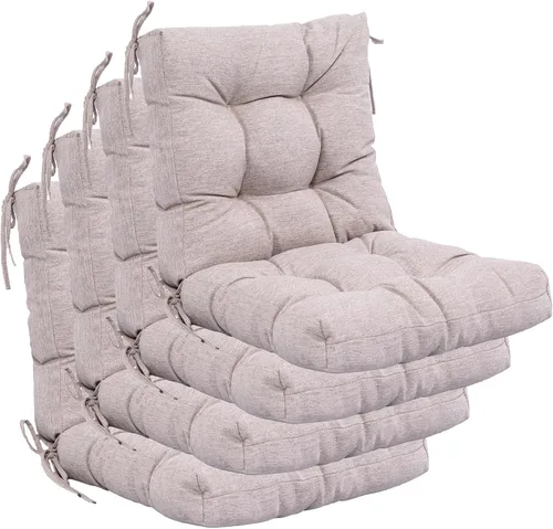 Vista 61 de QILLOWAY - Cojín o respaldo para asiento de exterior, cojín de repuesto, primavera/verano, Moderno, Beige