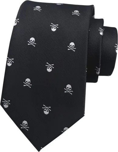 Vista 78 de Secdtie Corbata clásica de seda tejida jacquard a rayas para hombre