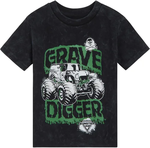 Vista 5 de Monster Jam Paquete de 3 camisetas de algodón de manga corta para niños