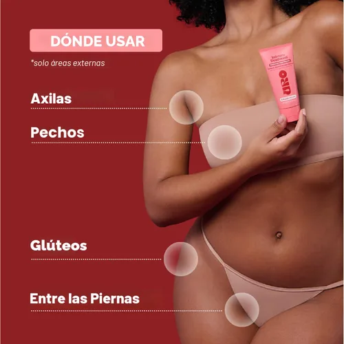 Vista 4 de O Positiv URO - Crema desodorante íntima para todo el cuerpo, probada por dermatólogos, hipoalergénica, no irritante, sin aluminio, sin perfume, se