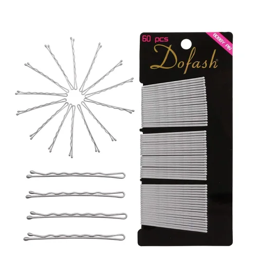 Vista 10 de Dofash 5Cm/2In Bobby Pins Black Metal Hair Grips para la decoración del cabello 60pcs (negro)