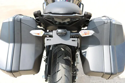 Vista 2 de T-Rex Racing Eliminador de guardabarros compatible con Kawasaki Versys 650 2015-2022 (funciona con bolsas de sillín OEM W o W/O)