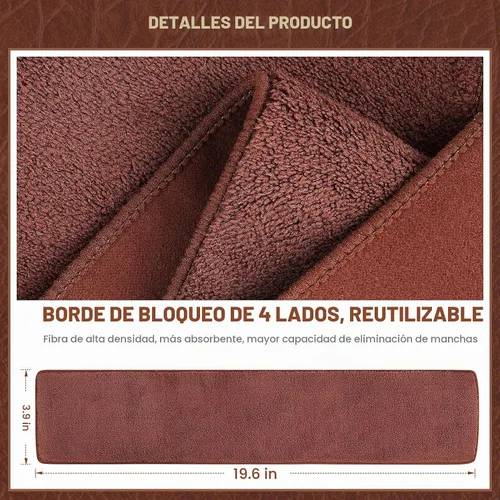 Vista 2 de 10 piezas de kit de paños para pulir zapatos con aplicadores para brillo, paños de limpieza para zapatos de cuero y botas, paños de microfibra