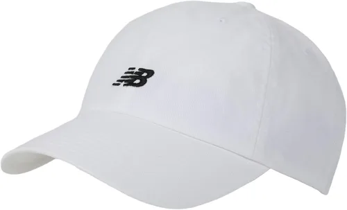 Vista 11 de New Balance Sarga de algodón ajustable de ala curvada unisex de 6 paneles estándar para hombres y mujeres Rosa (Vibrant Pink)