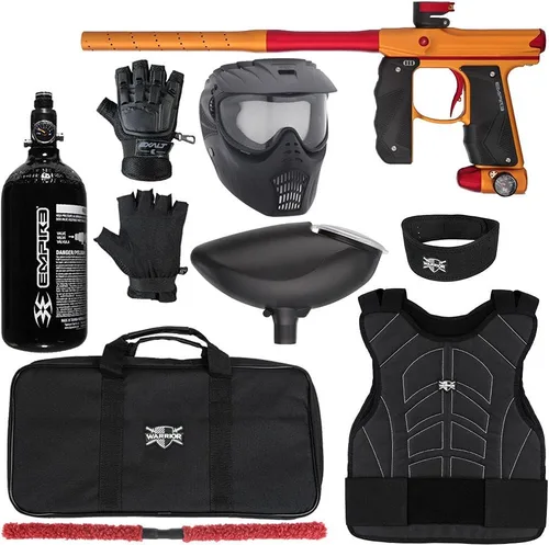 Vista 9 de Action Village Empire Mini GS TP Nivel 1 Kit de pistola de paintball protector