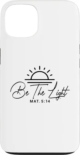Vista 7 de Dichos cristianos y versos de la Biblia Mateo 5,14 Funda para iPhone 16