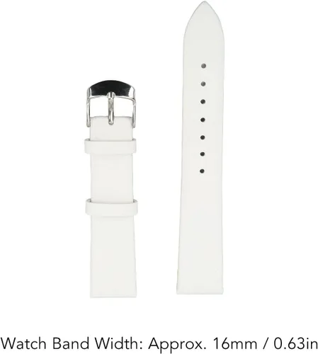 Vista 3 de plplaaoo Correa de reloj, correa de reloj, correa de reloj de cuero impermeable sin olor, accesorio de repuesto universal para reloj, correas