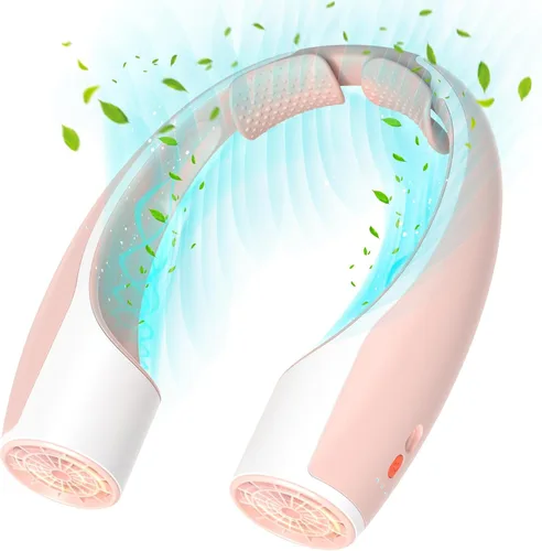 Vista 13 de Rohent Ventiladores de Cuello Portátiles que Soplan Aire Frío para Interior: Ventiladores de Enfriamiento Más Rápidos que Soplan Aire Frío Ultra