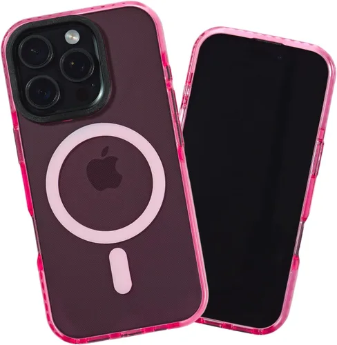 Vista 20 de SteepLab Funda de barrera para iPhone 13, protección de 360 grados que absorbe impactos con bisel elevado y colores llamativos (cielo azul brillante)