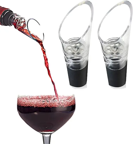 Vista 10 de Vertedor aireador de vino, aireador de vino 2 en 1 y vertedor para vino tinto, 1 paquete