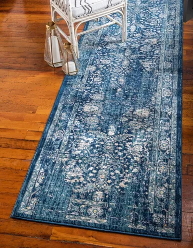 Vista 3 de Unique Loom Oslo Collection - Alfombra de área Osterbro (2 pies x 5 pies 1 pulgada, beige/marrón claro)