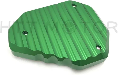 Vista 6 de KAW-253VER6500618 - Almohadilla de extensión de soporte lateral compatible con Kawasak Versys 650 2015 2016 2017 2018 verde