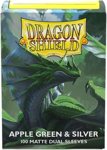 Vista 2 de Dragon Shield Fundas para tarjetas de tamaño estándar doble mate 100 unidades - Fundas TCG suaves y resistentes - Compatible con Pokemon, One