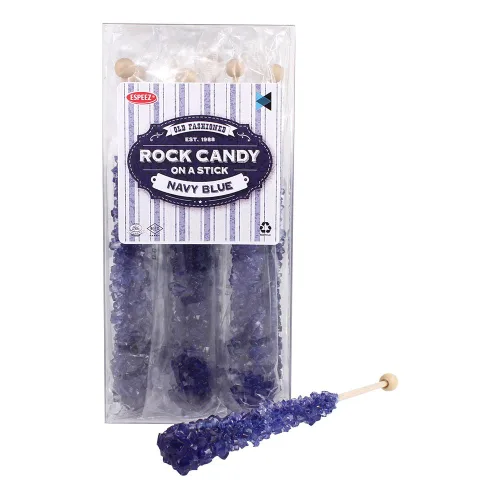 Vista 15 de Palitos de caramelo de roca extragrandes: 12 paletas de cereza rosa – envueltas individualmente – Palitos de caramelo de roca de cristal