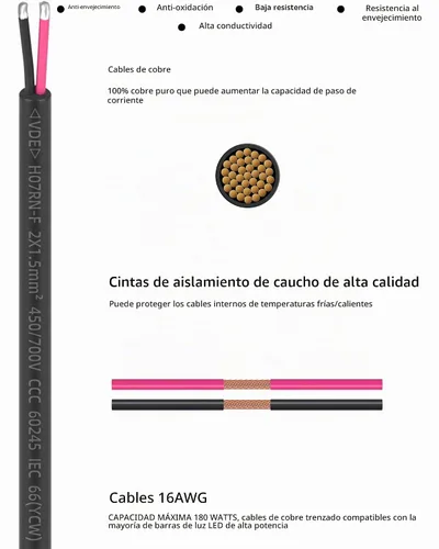 Vista 4 de Juego de extensión de arnés de cableado universal 2 en 1 de 2 pies Deutsch DT DTP, adaptador de cableado de 2 pines Plug and Play DT para barra