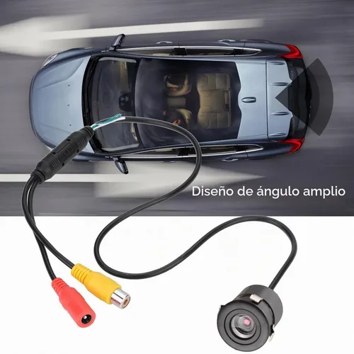 Vista 3 de Mini cámara, 170 ° gran angular con cable CCTV CCD Mini cámara de seguridad HD IR cámara IP66 100W visión nocturna para monitor de coche, hogar