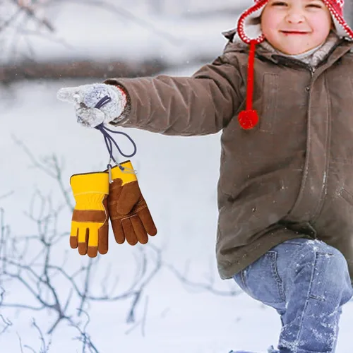 Vista 9 de EXCEART Clips para guantes con correa elástica ajustable, clips para guantes de invierno para gorros, clips de nailon para colgar el cuello, cuerda