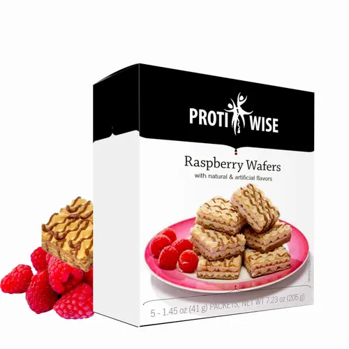 Vista 9 de ProtiWise Obleas altas en proteínas Chocolate 0.53 oz de proteína por porción, bajo en carbohidratos, bajo en azúcar y alto contenido de fibra
