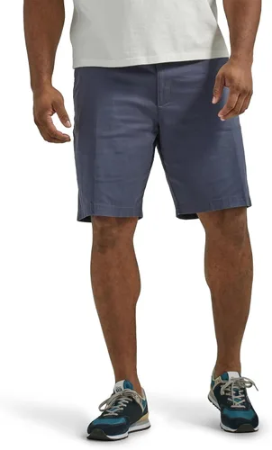Vista 26 de Lee Pantalón corto de frente plana Extreme Motion para hombre Big & Tall Academia Chambray