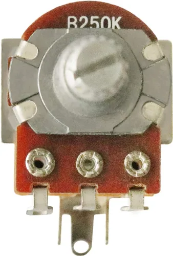 Vista 2 de Push Pull Pot DPDT - Potenciómetro de bajo de guitarra conmutada, tono de volumen, interruptor de control de eje dividido, 0.71 pulgadas