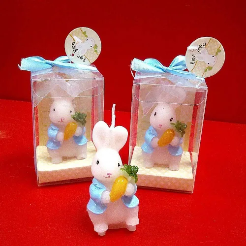Vista 7 de Molde de silicona para velas y chocolate con conejo y conejito 3D, herramientas de decoración de jabón y pasteles para Pascua