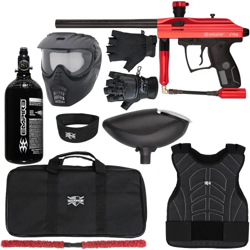 Vista 6 de Action Village Kingman Spyder Xtra Level 1 Kit de pistola de paintball