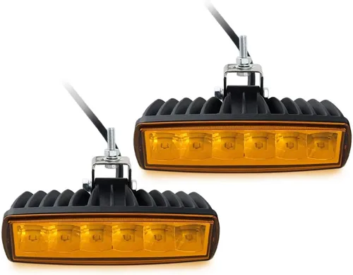 Vista 7 de STDYSUN Luces LED azules antiniebla de conducción para carretilla elevadora, luces de seguridad, 2 unidades, 30 W, 6 pulgadas, impermeables, luces
