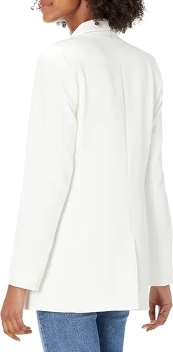 Vista 4 de The Drop blazer Blake largo para mujer