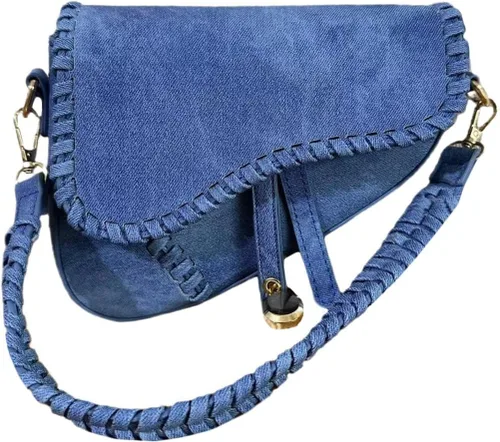 Vista 5 de PURFANREE Bolso de hombro de moda para mujer, bolso de mano para axilas, bolso cruzado Negro