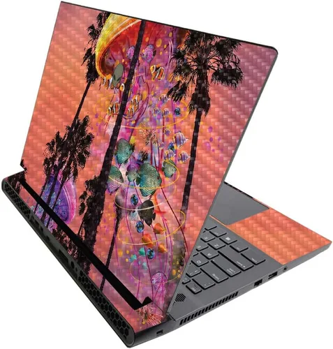 Vista 459 de MightySkins - Skin brillante con purpurina para Alienware M17 R3 (2020) y M17 R4 (2021) - Diversión de los años 90 Acabado duradero con purpurina