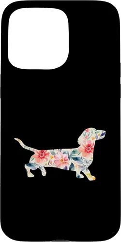 Vista 30 de Funda para perro salchicha floral para iPhone 12 mini