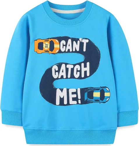 Vista 15 de Bumeex Sudaderas con Capucha de Cuello Redondo para Niños de 2 a 7 Años